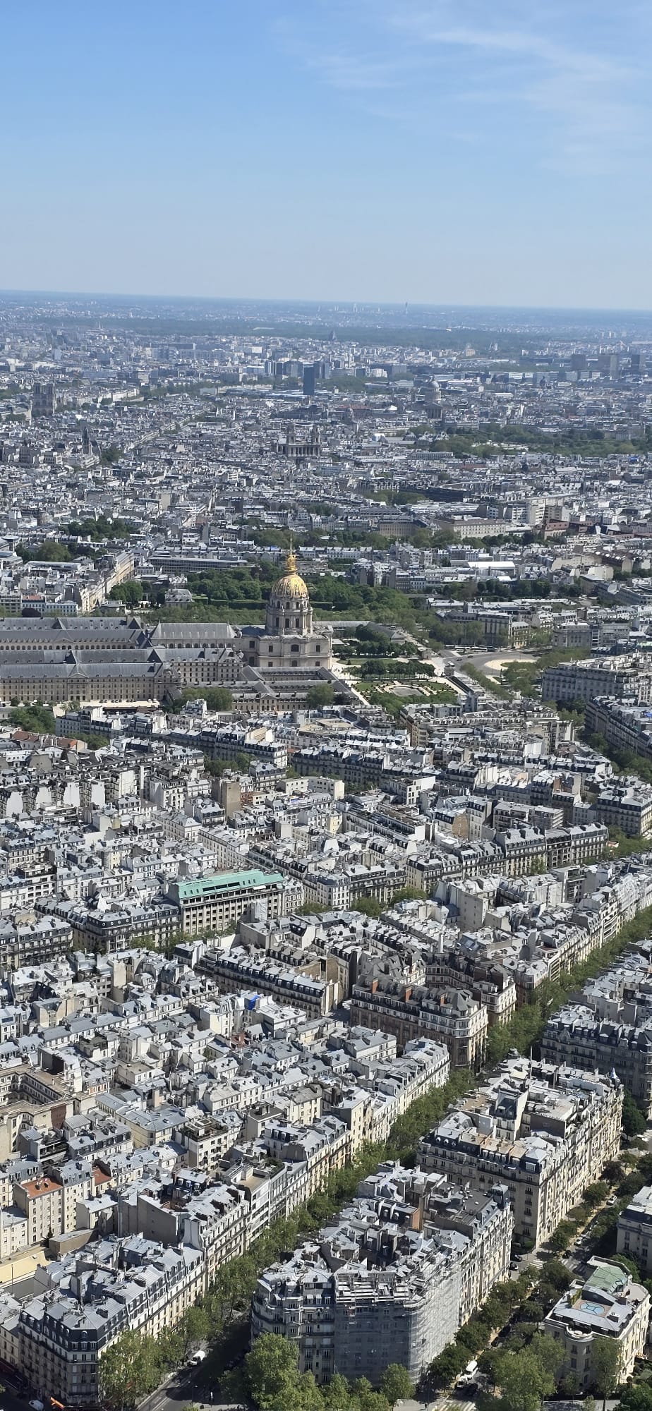 Les Invalides depuis le ciel